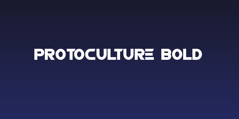 Protoculture Bold Social Header