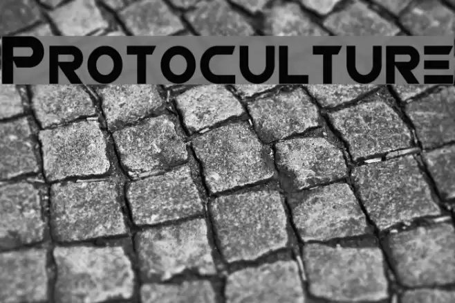 Protoculture Font examples