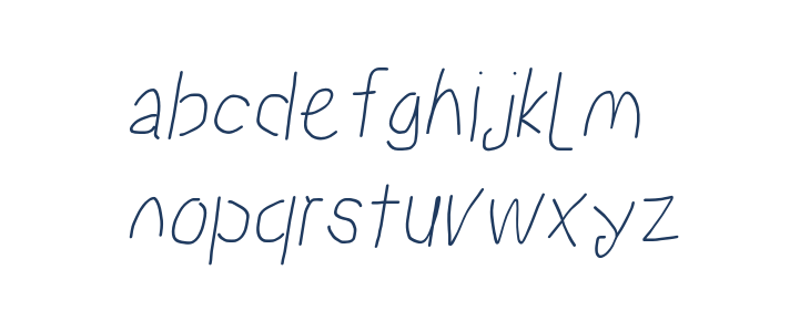 Proton Bold Condensed Italic Lowercase