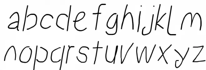 Proton Bold Condensed Italic Шрифта строчной