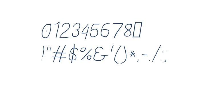 Proton Bold Extended Italic Other Characters