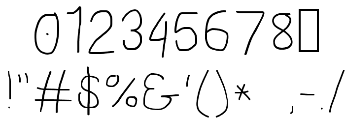 Proton Bold Extended Font OTHER CHARS