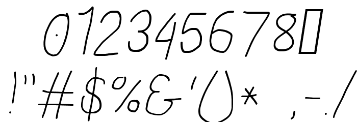 Proton Bold Italic Font OTHER CHARS