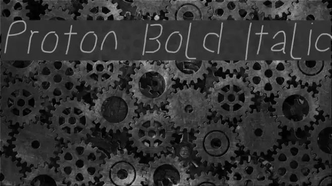 Proton Bold Italic  examples