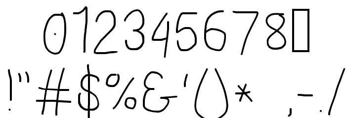 Proton Bold Font OTHER CHARS