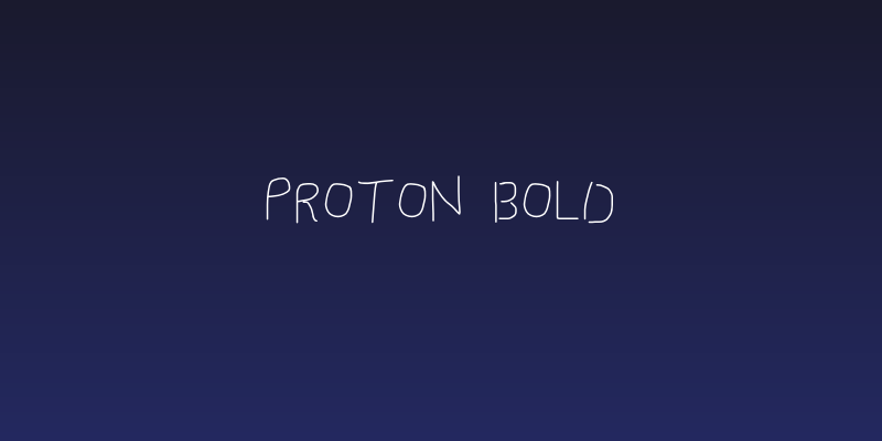 Proton Bold Social Header
