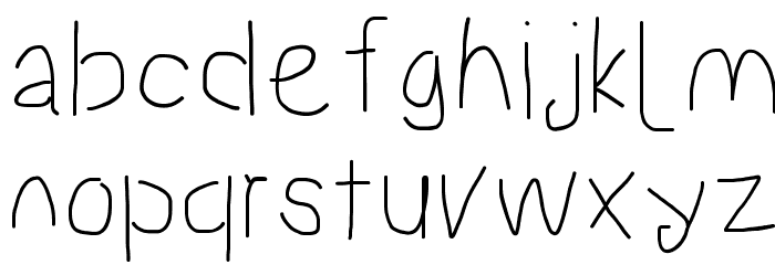 Proton Bold Font LOWERCASE