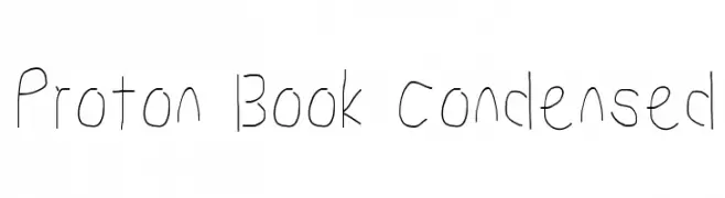 Proton Book Condensed  Descarca Fonturi Gratis