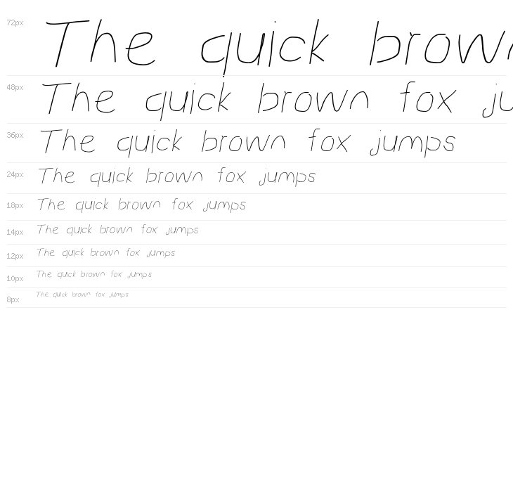 Proton Book Extended Italic Waterfall