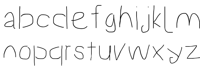 Proton Book Extended Font LOWERCASE