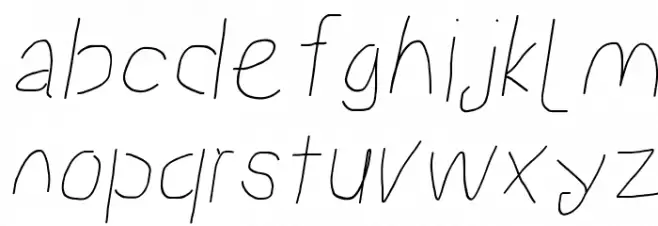 Proton Book Italic 字体 小写