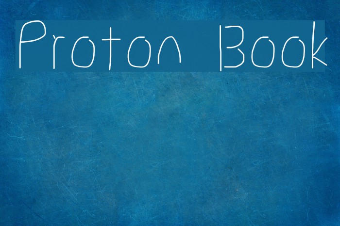 Proton Book Font examples