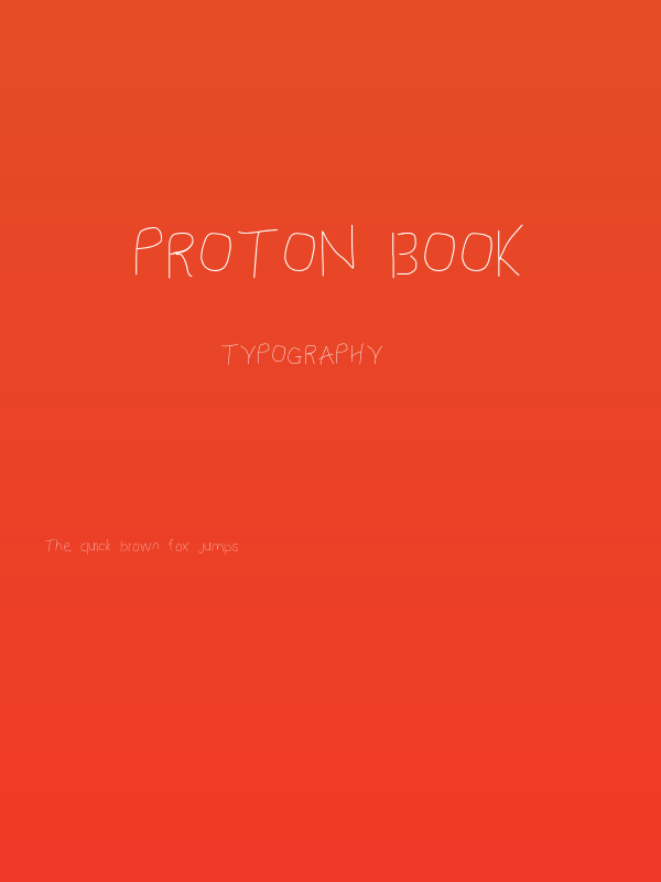 Proton Book Poster