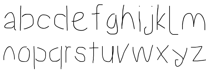 Proton Book Font LOWERCASE