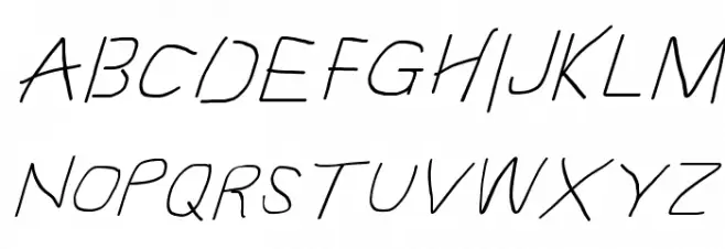 Proton ExtraBold Extended SuperItalic خط أحرف كبيرة