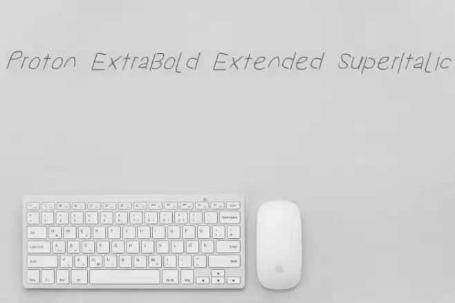 Proton ExtraBold Extended SuperItalic  examples