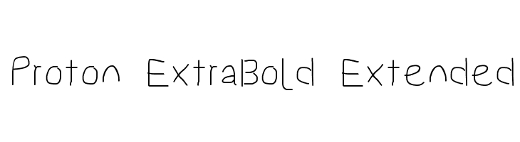 Proton ExtraBold Extended  baixar fontes gratis