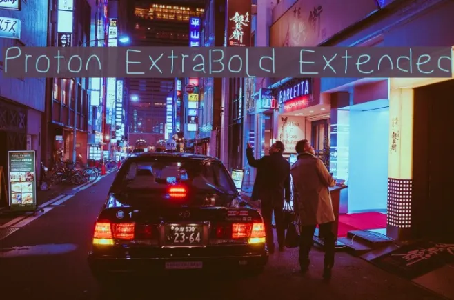Proton ExtraBold Extended Example 2