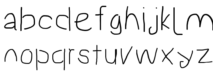 Proton ExtraBold Extended Font LOWERCASE