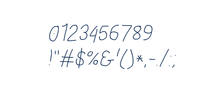 Proton ExtraBold Italic Other Characters