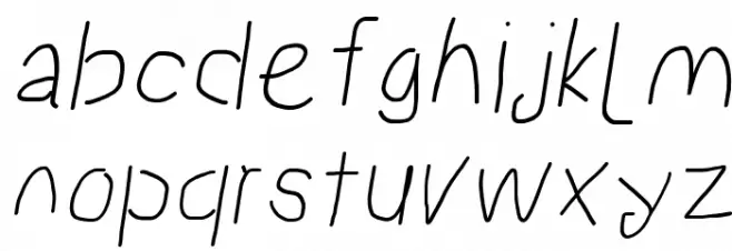Proton ExtraBold Italic Schriftart Kleinbuchstaben