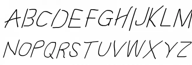 Proton ExtraBold SuperItalic Caratteri MAIUSCOLE