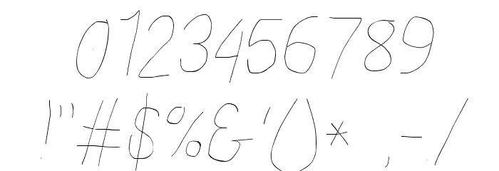 Proton Hairline Condensed Italic Font OTHER CHARS