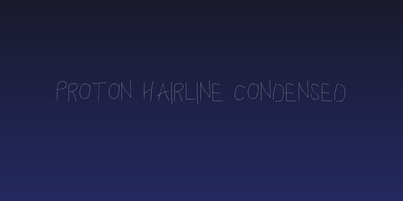 Proton Hairline Condensed Social Header