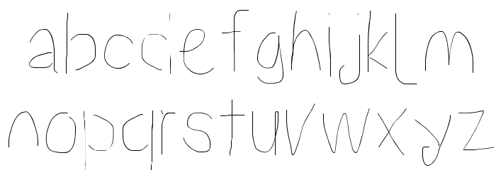Proton Hairline Condensed Font LOWERCASE