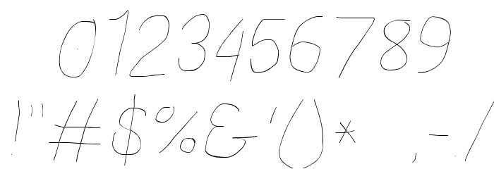 Proton Hairline Extended Italic Font OTHER CHARS