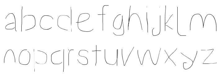 Proton Hairline Extended Font LOWERCASE
