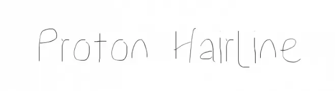 Proton Hairline  Fuentes Gratis Descargar