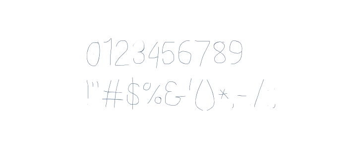 Proton Hairline Other Characters