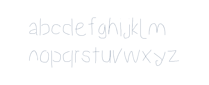 Proton Hairline Lowercase