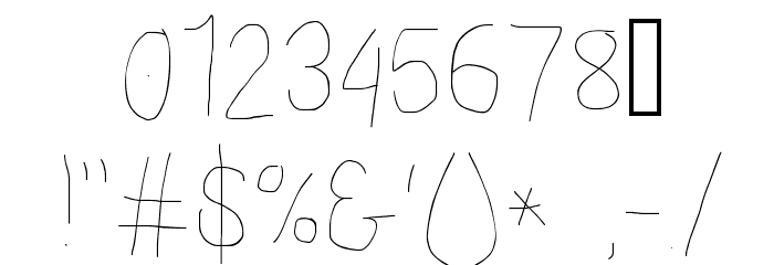 Proton Light Condensed Font OTHER CHARS