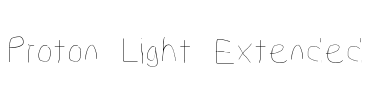 Proton Light Extended  免费字体下载