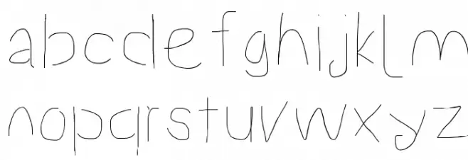 Proton Light Extended फ़ॉन्ट लोअरकेस