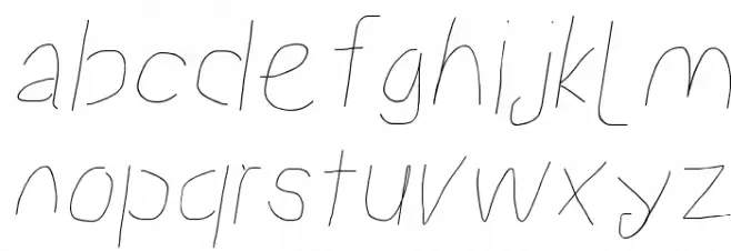 Proton Light Italic 字体 小写