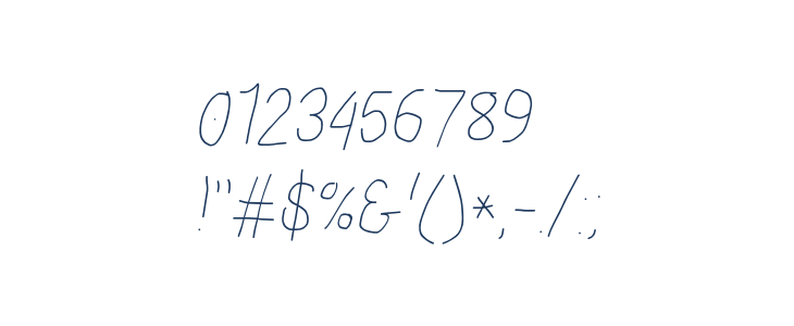 Proton Regular Condensed Italic Other Characters