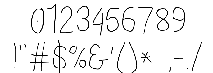 Proton Regular Condensed Font OTHER CHARS