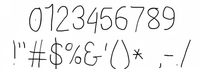 Proton Regular Condensed Font OTHER CHARS