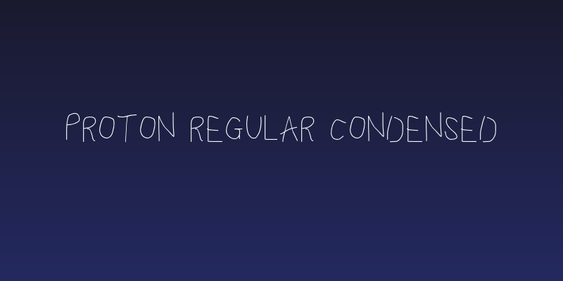 Proton Regular Condensed Social Header