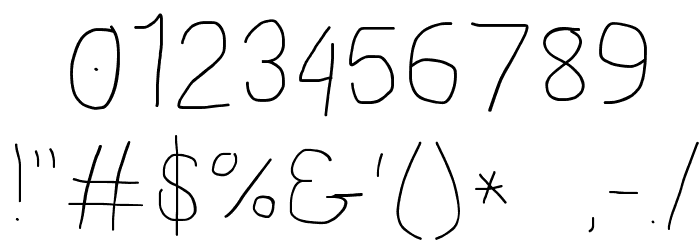 Proton Regular Extended Font OTHER CHARS