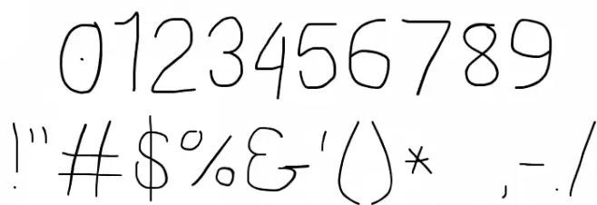 Proton Regular Extended Font OTHER CHARS