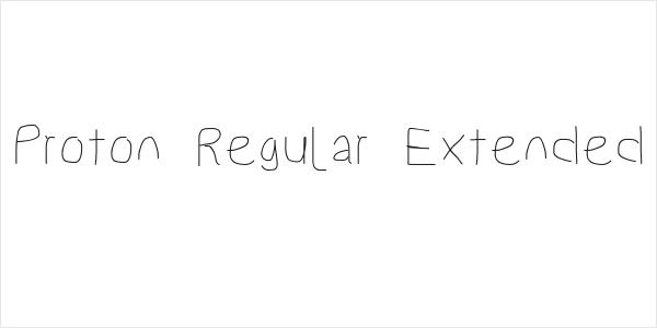 Proton Regular Extended Logo