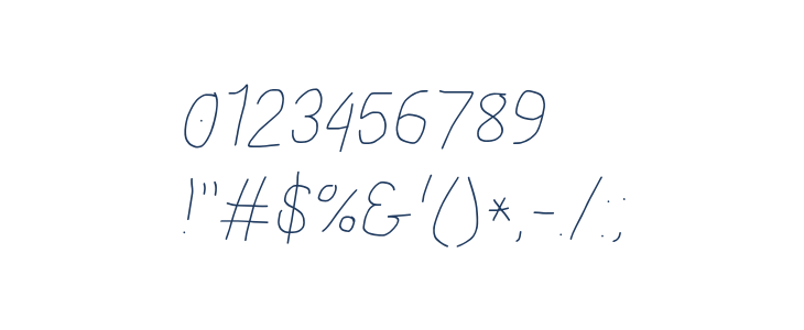 Proton Regular Italic Other Characters