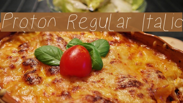 Proton Regular Italic Example 3