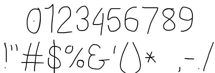 Proton Regular Font OTHER CHARS