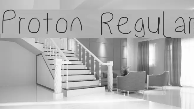 Proton Regular Font examples