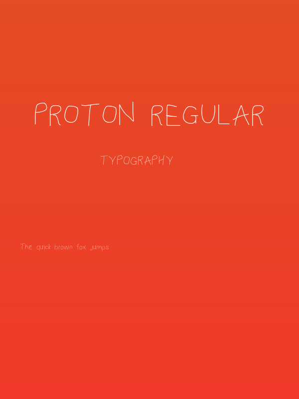 Proton Regular Poster
